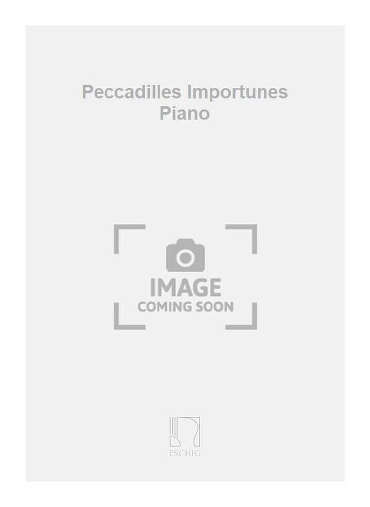 Peccadilles Importunes SATIE Partition Piano