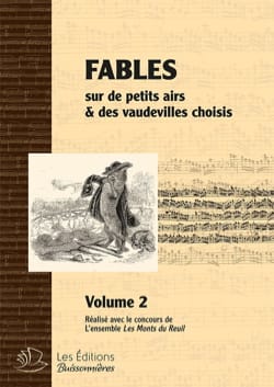Fables du 18ème. Livre 2 Partition Chœur