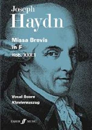 Missa Brevis En Fa Majeur HAYDN Partition Chœur