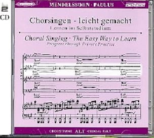 Paulus Opus 36. 2 CD Alto MENDELSSOHN Partition Chœur