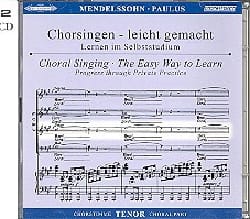 Paulus Opus 36. 2 CD Ténor MENDELSSOHN Partition Chœur
