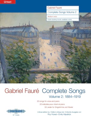 Complete Songs Volume 2 Voix Moyenne FAURÉ Partition Mélodies