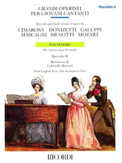 Grandi Operisti Per Giovani Cantanti. Ténor Volume 2 Partition Opéras