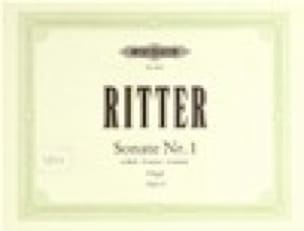 Sonate En Ré Mineur Op 11-1 August Gottfried Ritter Partition Orgue