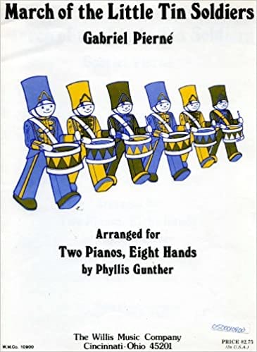Marche Of The Littles Tin Soldiers. 2 Pianos 8 Mains - PIERNE