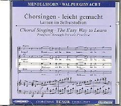 Die Erste Walpurgisnacht Op. 60. CD Ténor MENDELSSOHN Partition Chœur