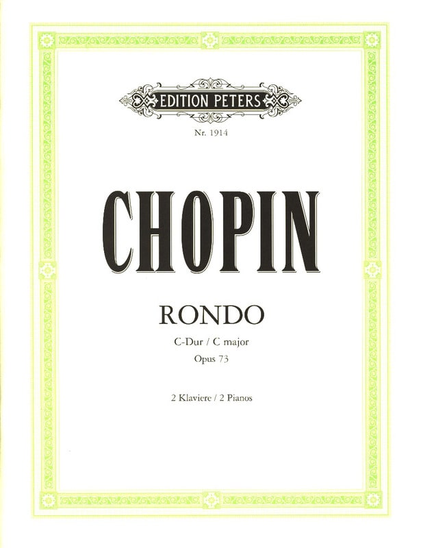 Rondo Opus 73. 2 Pianos - CHOPIN - Partition - Piano
