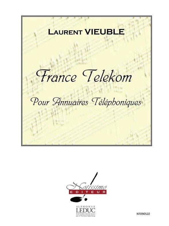France Telekom - Laurent Vieuble - Partition