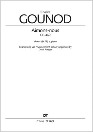 Aimons-nous GOUNOD Partition