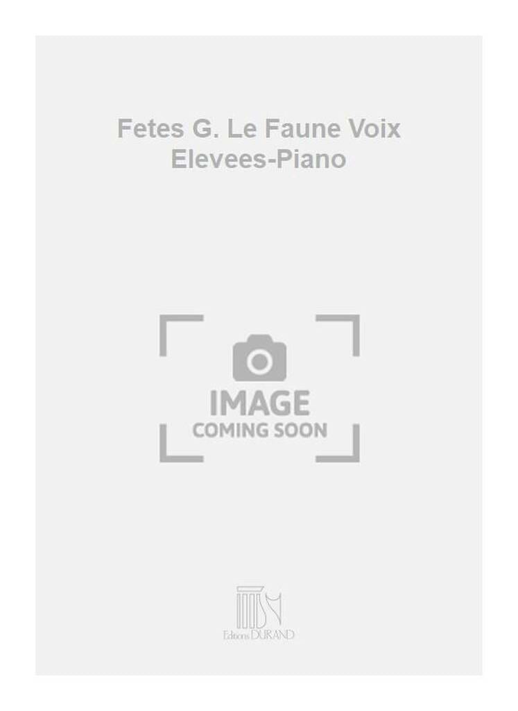 Le Faune Voix Haute DEBUSSY Partition Mélodies