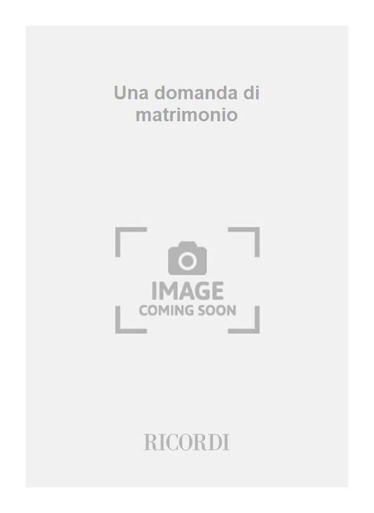 Una Domanda Di Matrimonio Luciano Chailly Partition OpĂ©ras