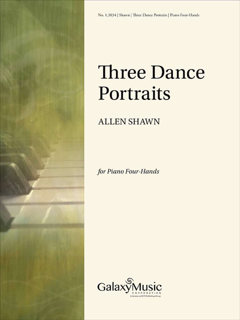 Three Dance Portraits Shawn Allen Partition Piano