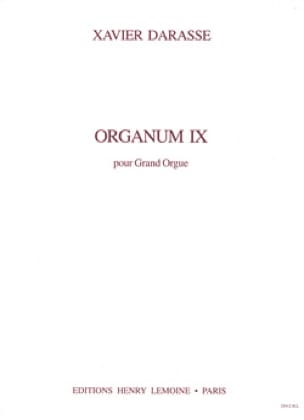 Organum IX - Xavier Darasse - Partition - Orgue
