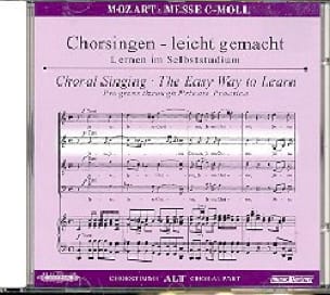 Grande Messe En Ut Mineur KV 427. CD Alto. MOZART Partition Chœur