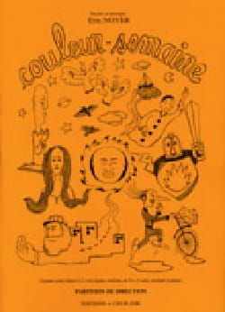 Couleur-Semaine. Conducteur Eric Noyer Partition Pour enfants