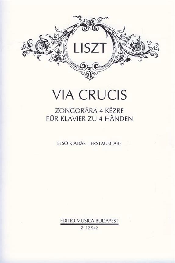 Via Crucis. 4 Mains - LISZT - Partition - Piano