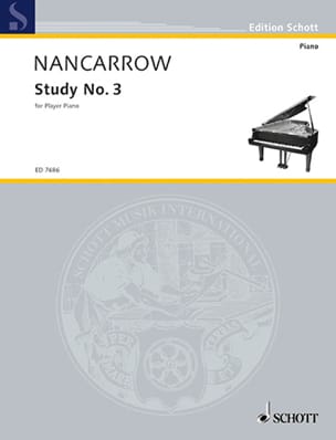 Study N° 3 Colon Nancarrow Partition Piano