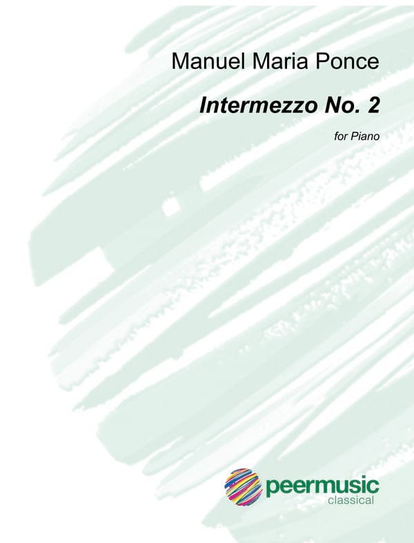 Intermezzo No.2 Manuel Maria Ponce Partition