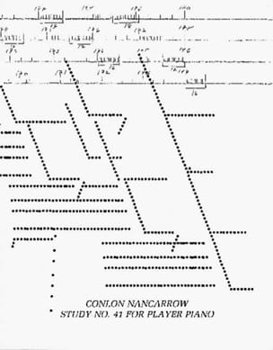 Study N° 41 Colon Nancarrow Partition Piano
