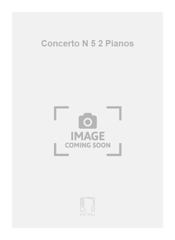 Concerto N° 5 MILHAUD Partition Piano