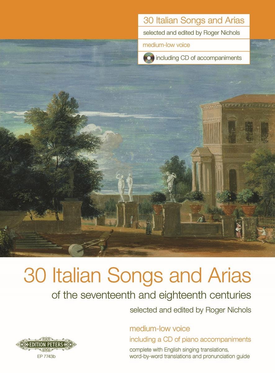 30 Italienische Lieder Und Arien des 17. Und 18. Jahrhunderts. Voix Grave