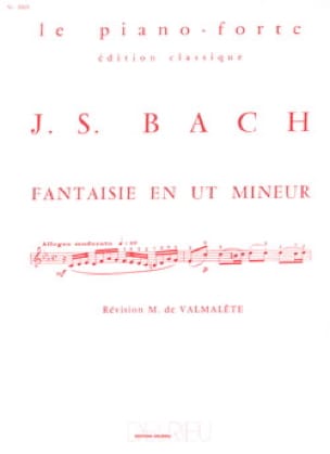 Fantaisie en ut mineur BWV 919 - BACH - Partition - Piano