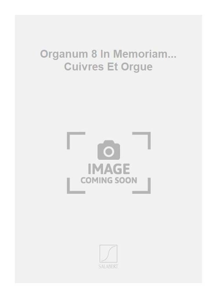Organum VIII. Voir Au 49 Xavier Darasse Partition