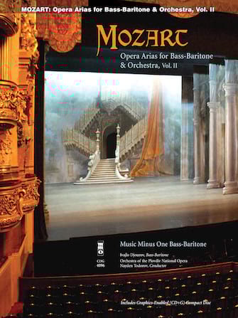 Opéras Arias Bass-Baritone Vol 2 MOZART Partition Opéras