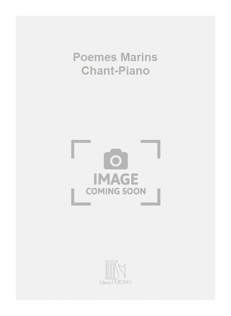 Poèmes marins Georges Favre Partition Mélodies