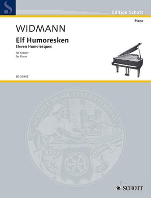 11 Humoresken Jörg Widmann Partition Piano