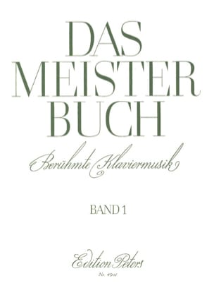 Das Meisterbuch Volume 1 Partition Piano