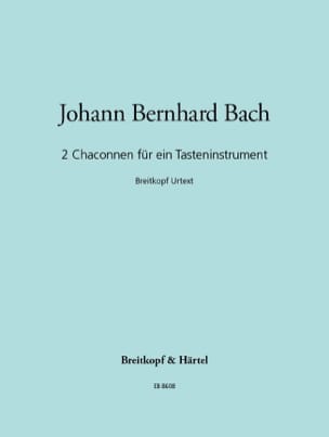 2 Chaconnes Johann Bernhard Bach Partition Clavecin