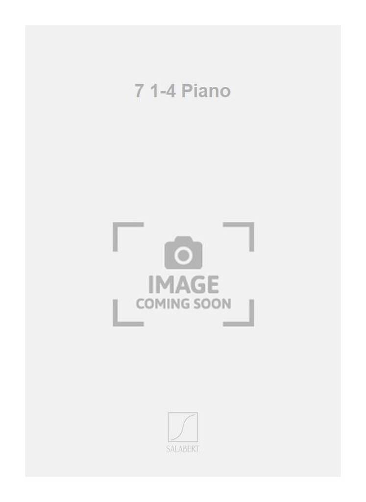 7 1/4 Michel Decoust Partition Piano