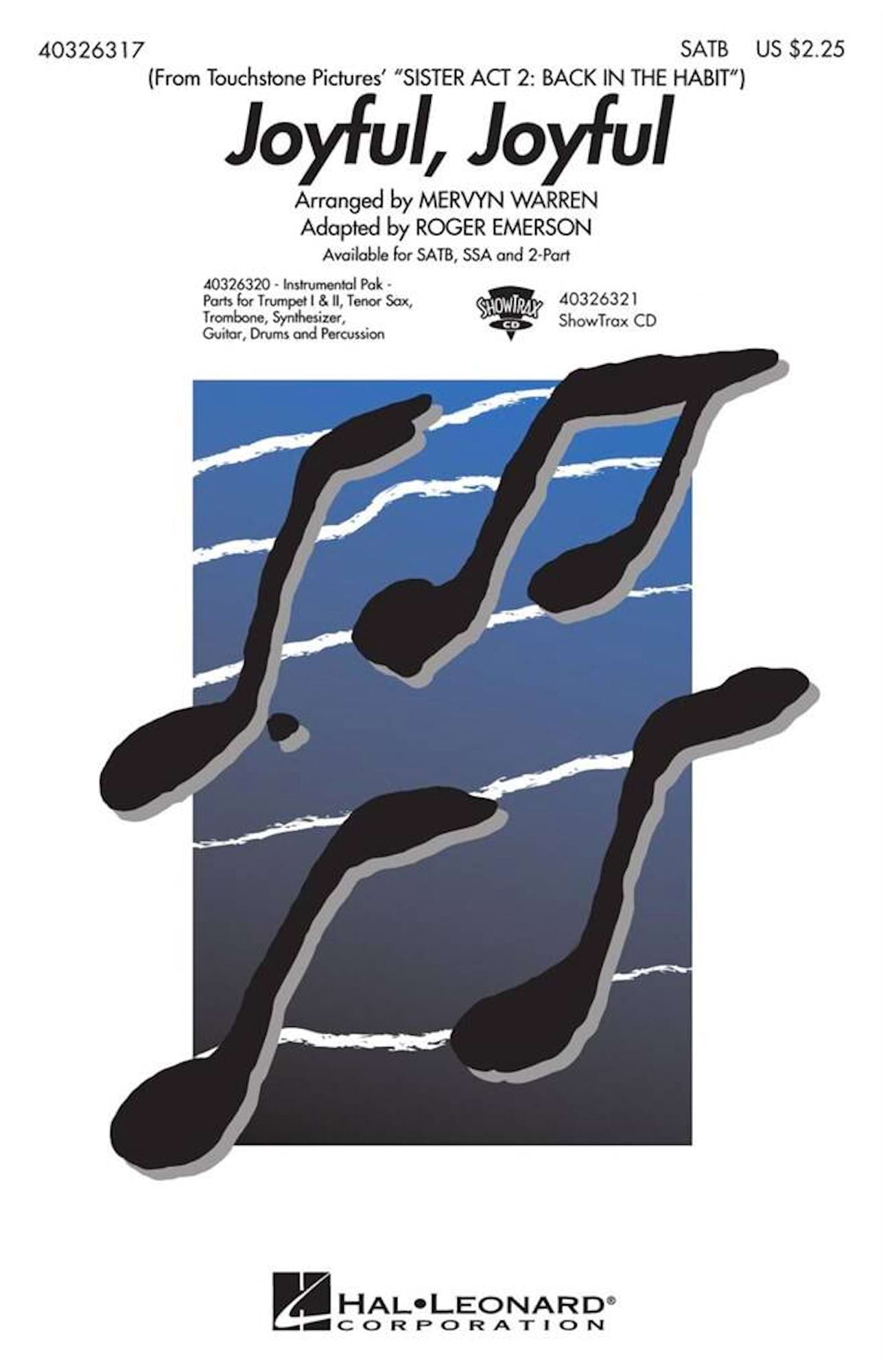 Joyful, Joyful - SATB BEETHOVEN Partition