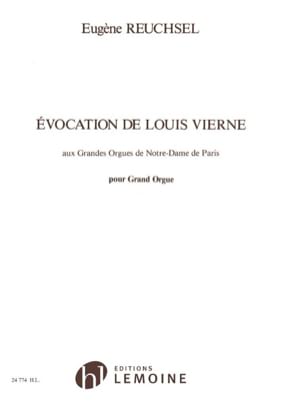 Evocation de Louis Vierne Eugène Reuchsel Partition Orgue