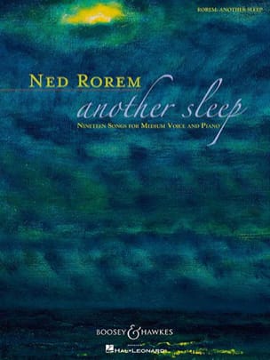 Another Sleep Ned Rorem Partition Mélodies