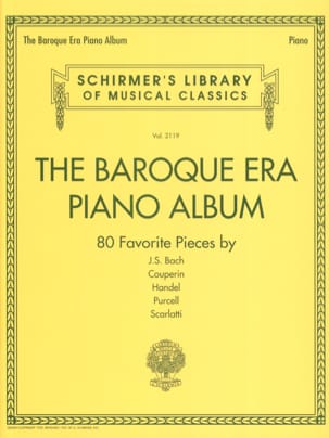 The Baroque Era piano album Partition Piano