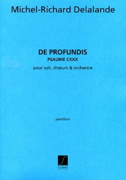 De Profundis Michel-Richard de Lalande Partition Chœur