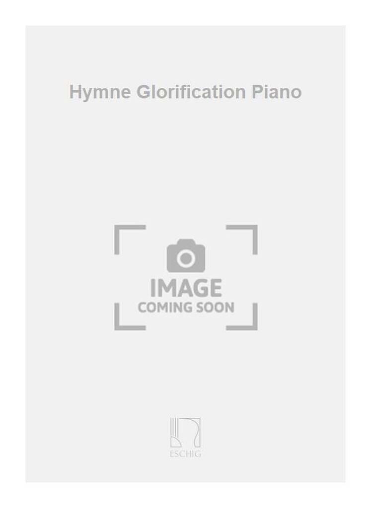 Hymne de Glorification Op. 331 MILHAUD Partition Piano