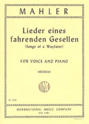 Lieder Eines Fahrenden Gesellen. Voix Moyenne - MAHLER - Partition