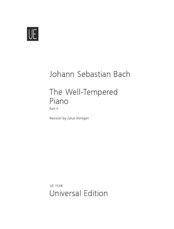 Das Wohltemperierte Klavier. Vol 2 BACH Partition