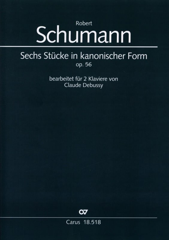 6 Stücke In Kanonischer Form Op. 56 - SCHUMANN - Partition - Piano