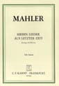 7 Lieder Aus Letzter Zeit. Voix Grave MAHLER Partition Mélodies