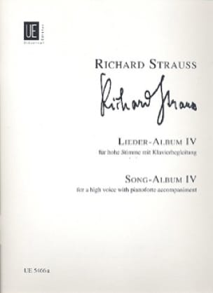 Lieder Album Volume 4. Voix Haute - Richard Strauss - Partition