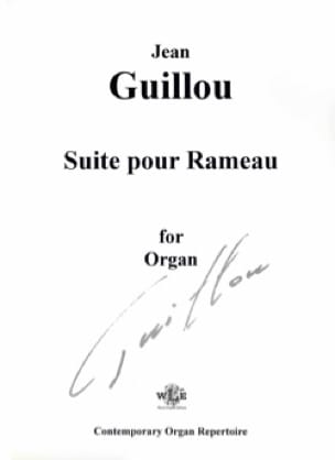 Suite Pour Rameau Jean Guillou Partition Orgue