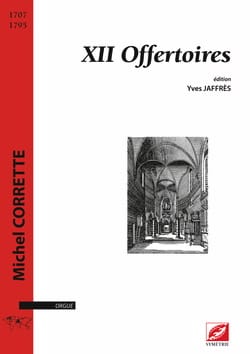 12 Offertoires CORRETTE Partition Orgue