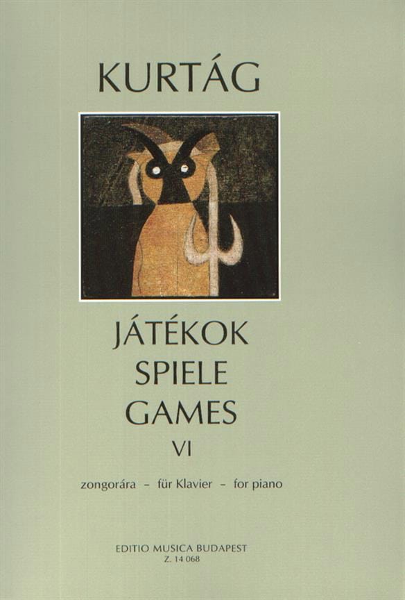 Jatekok Volume 6 KURTAG Partition Piano