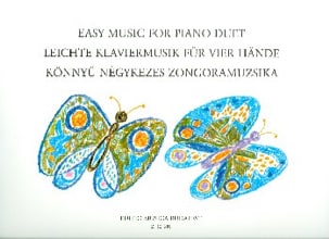 Easy Music For Piano Duets. 4 Mains Partition Piano