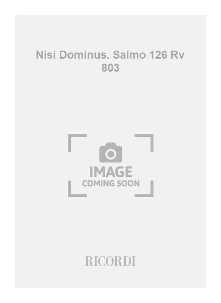 Nisi Dominus RV 803 VIVALDI Partition Petit format