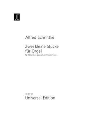 2 Kleine Stücke Für Orgel SCHNITTKE Partition Orgue